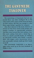 The Ganymede Takeover back cover